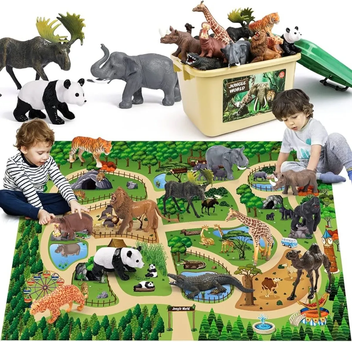 Animals set and mat toy for kids - Image 4