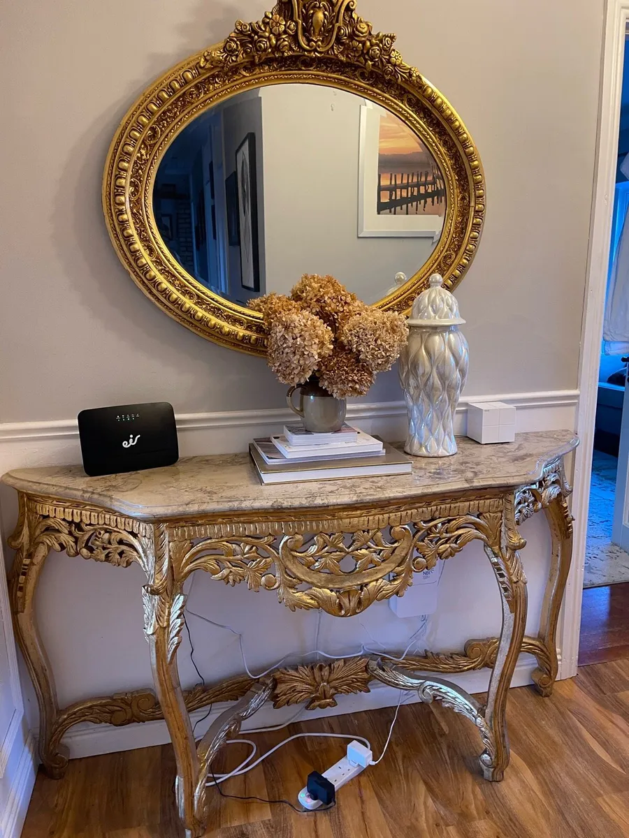 Mirror and Table - Image 1