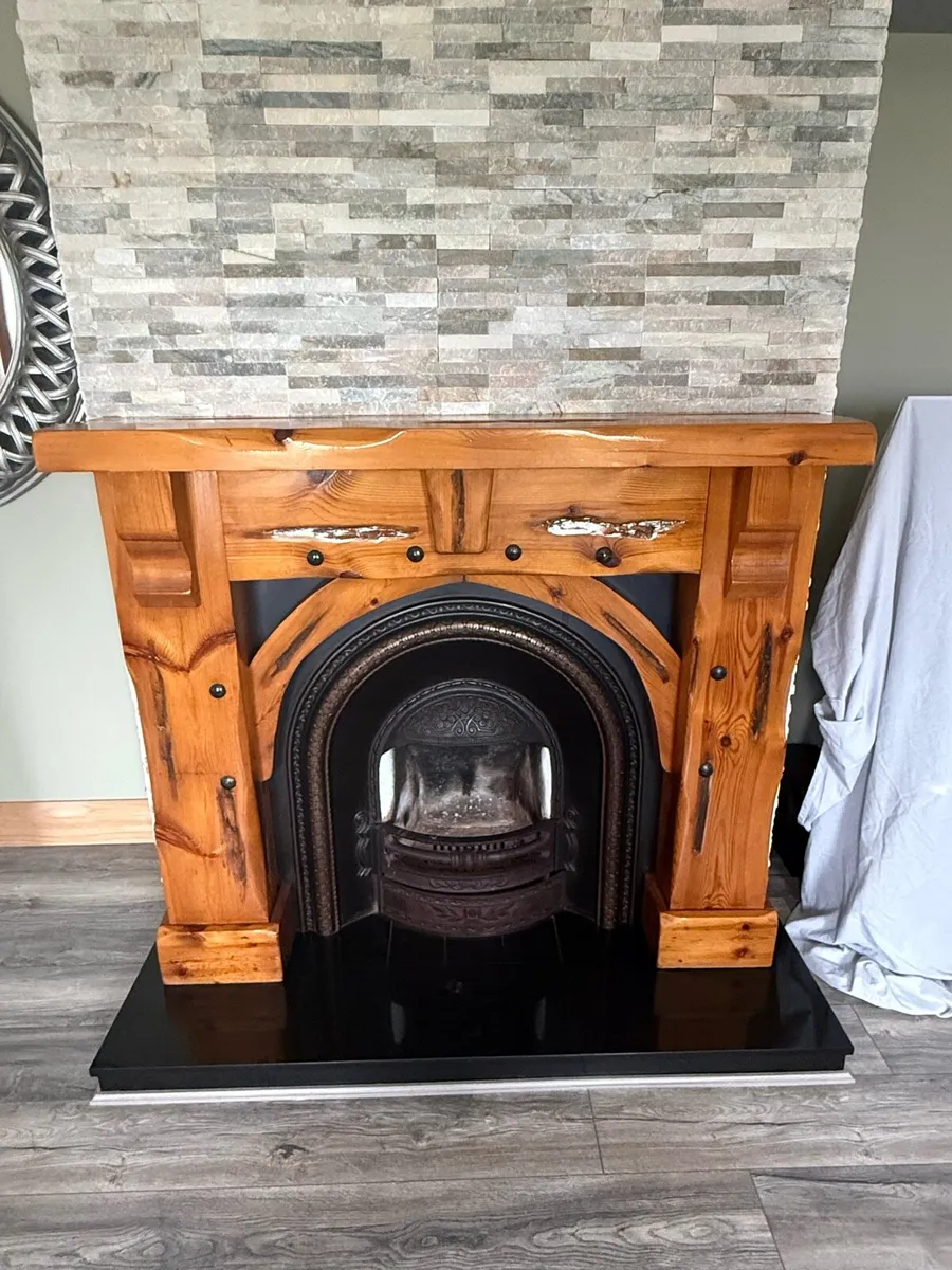 Fireplace and Cast Iron Surround - Image 1
