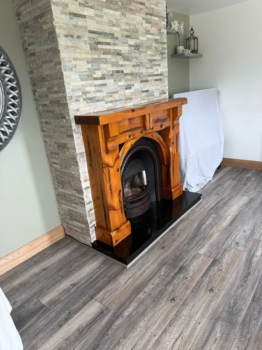 Fireplace and Cast Iron Surround - Image 2