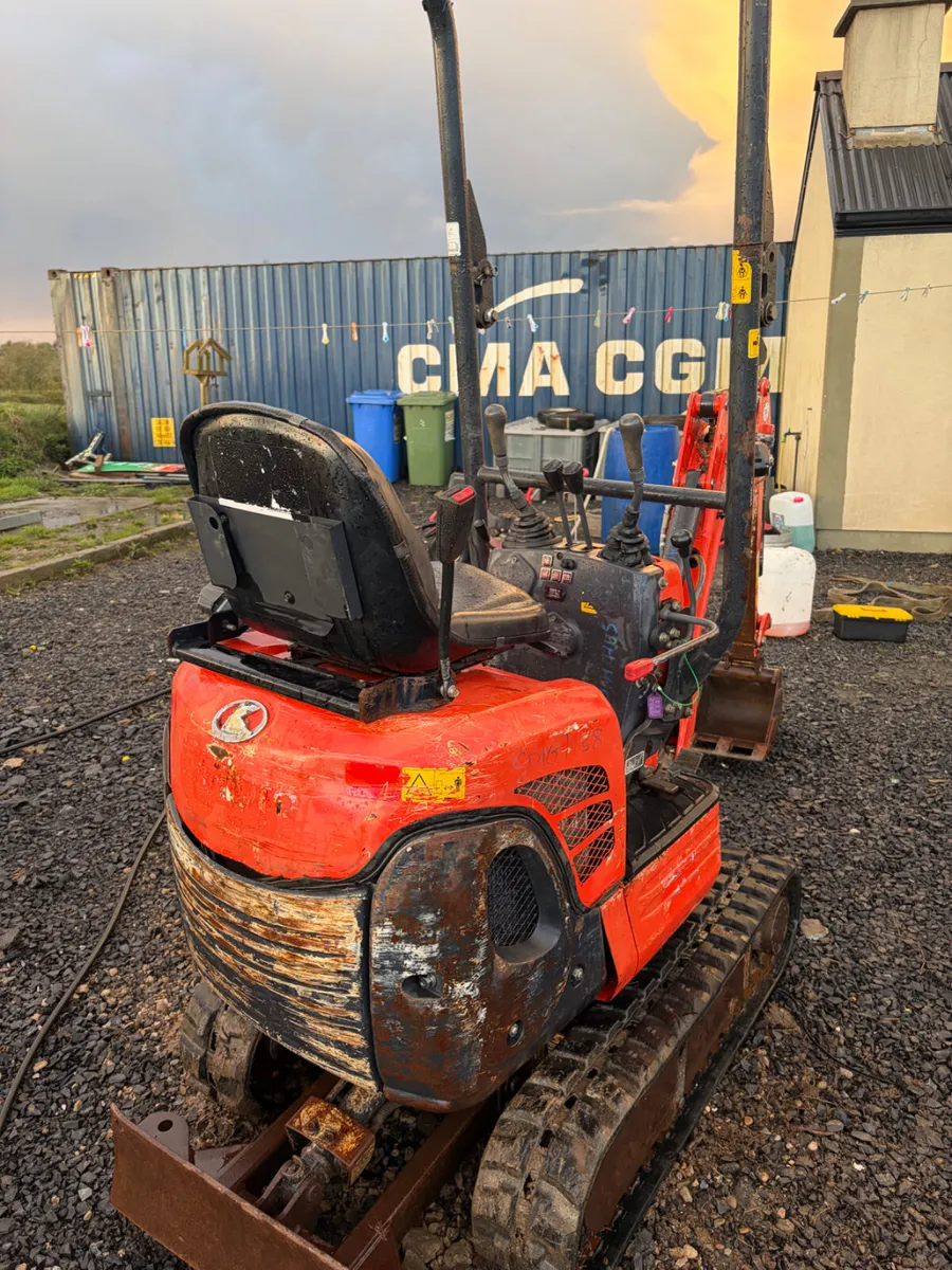 2020 Kubota k008 micro digger bundle - Image 3