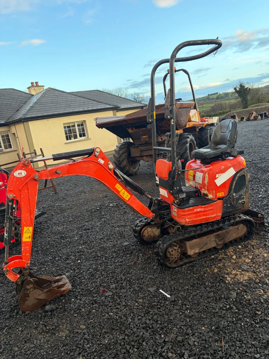 2020 Kubota k008 micro digger bundle - Image 2