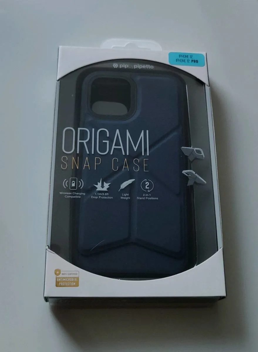 Pipetto iPhone 12 / 12 Pro Cases Magnetic Origami - Image 1