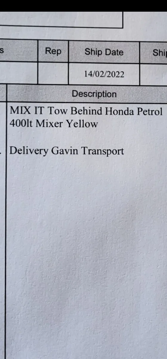 Cement mixer, - Image 1