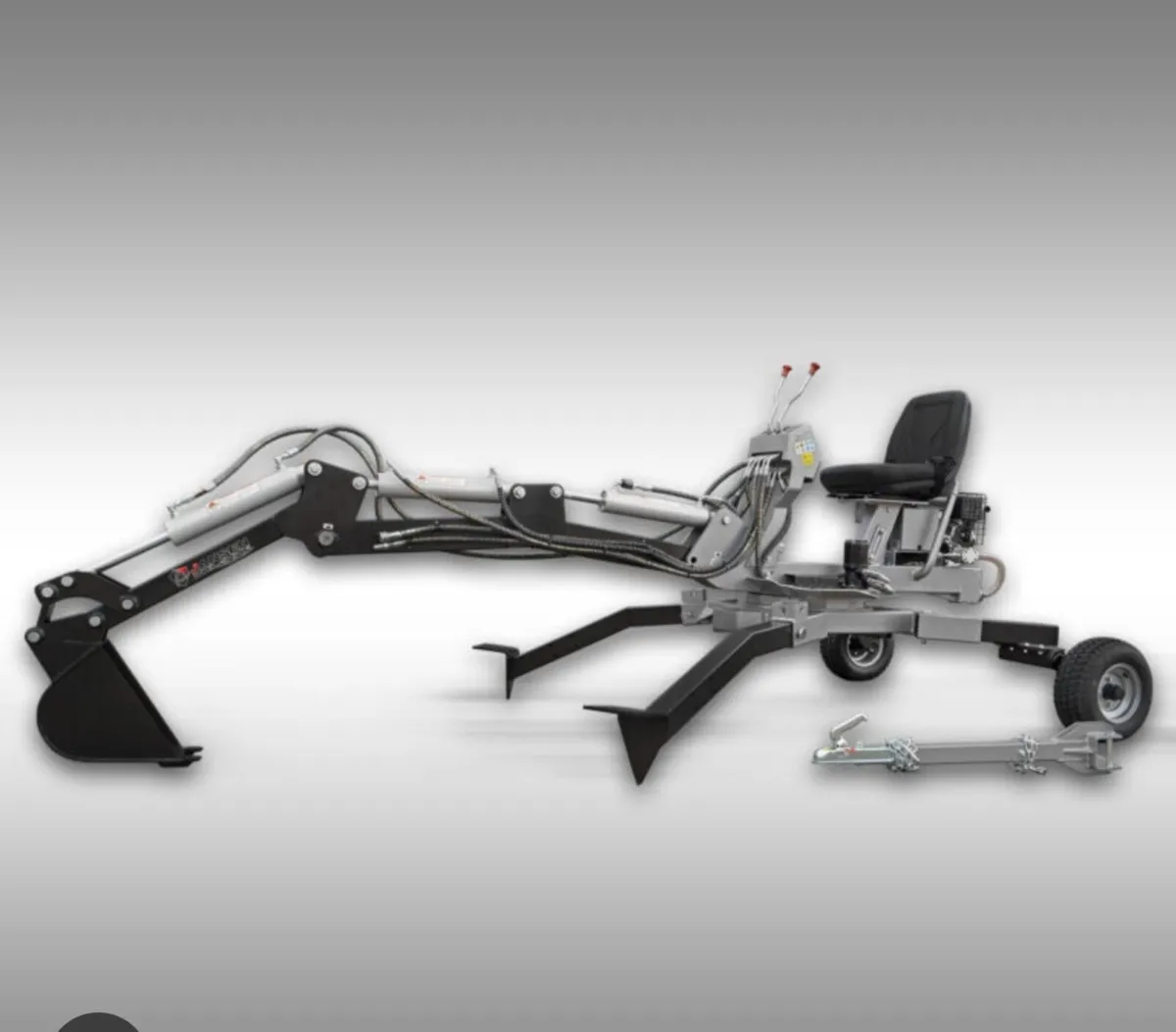 Jansen MB300 Towable Mini digger - backhoe - Image 1