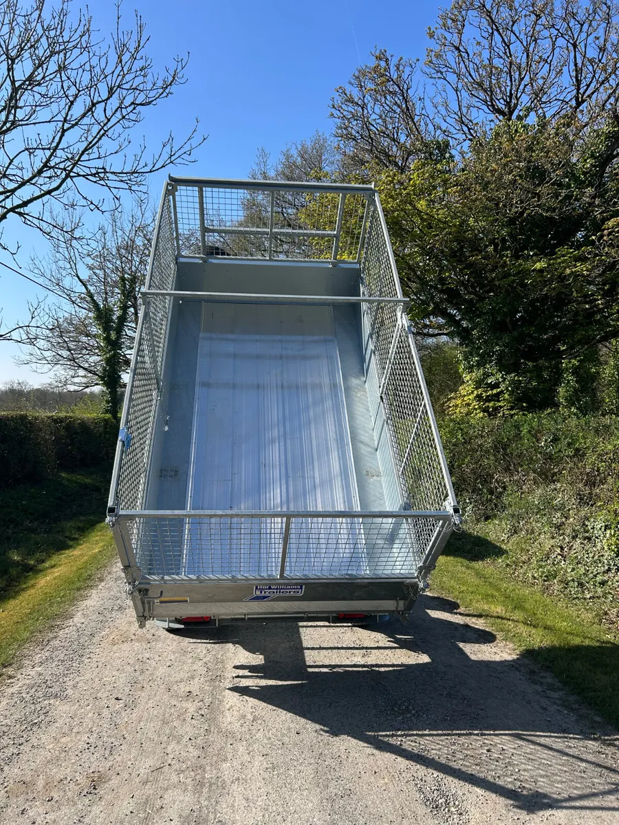 New Ifor Williams 10ft Tipping Trailer+Mesh+Led - Image 4