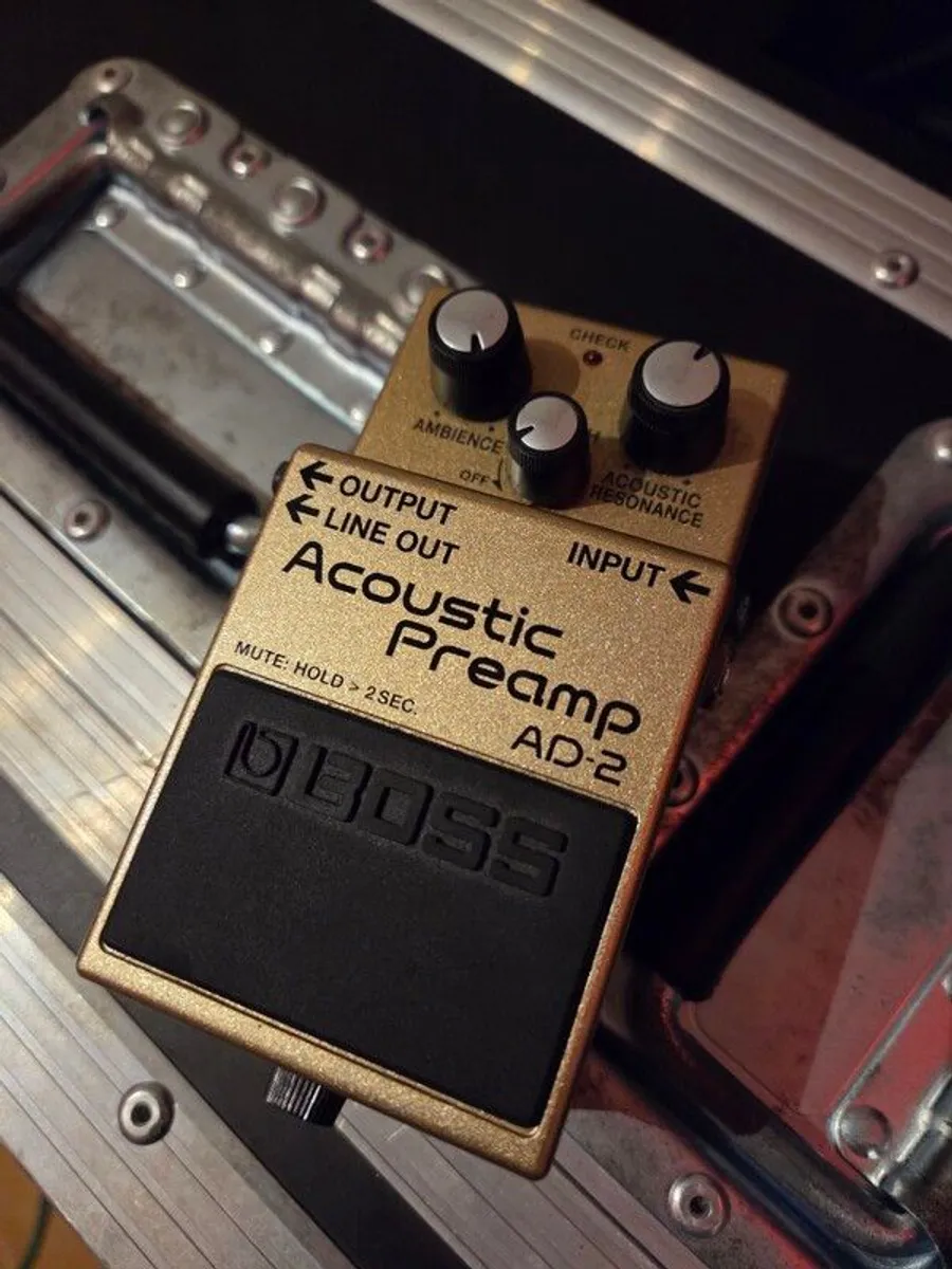Boss AD-2 Acoustic Preamp Guitar Pedal - Image 1