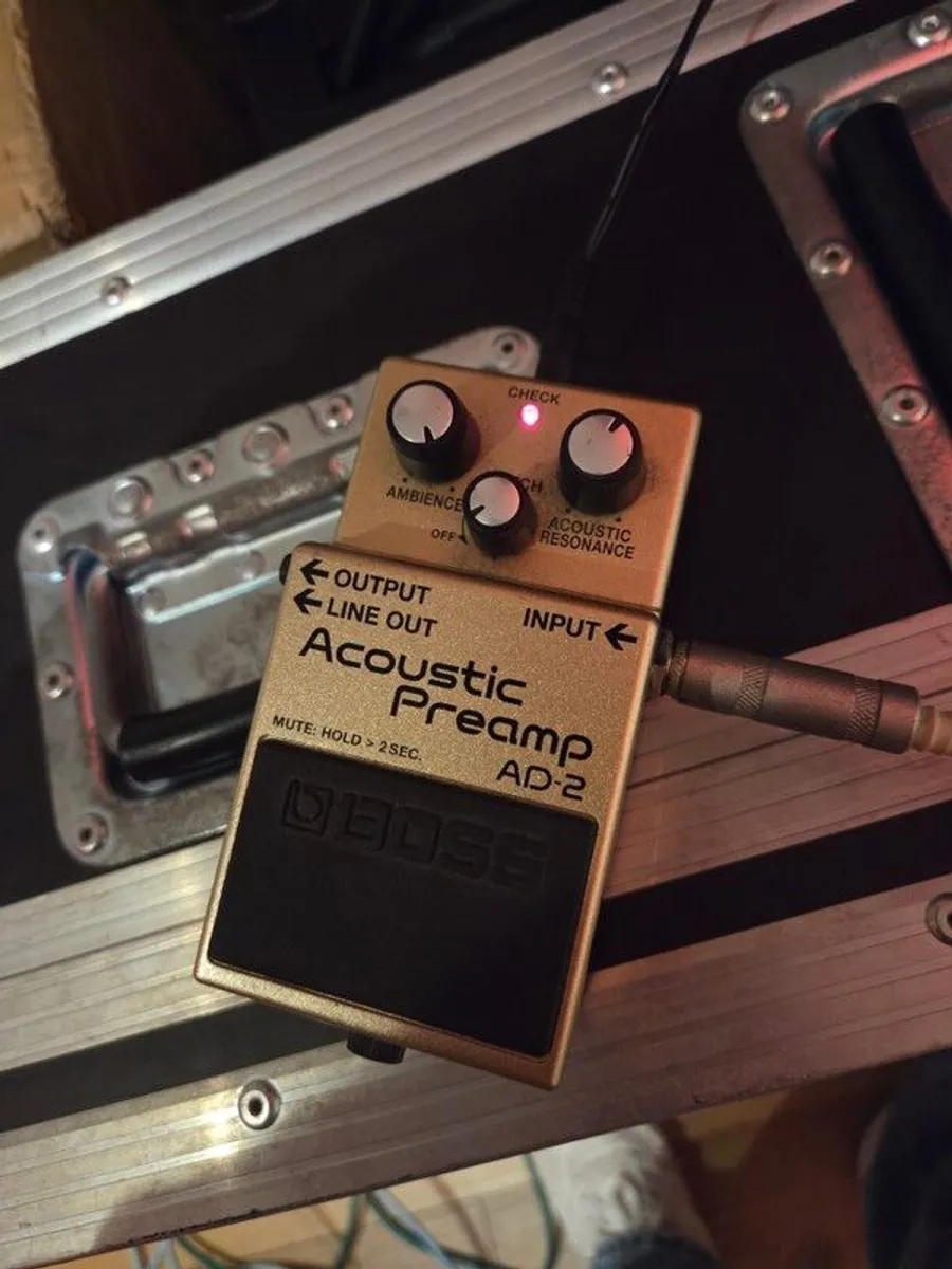 Boss AD-2 Acoustic Preamp Guitar Pedal - Image 3