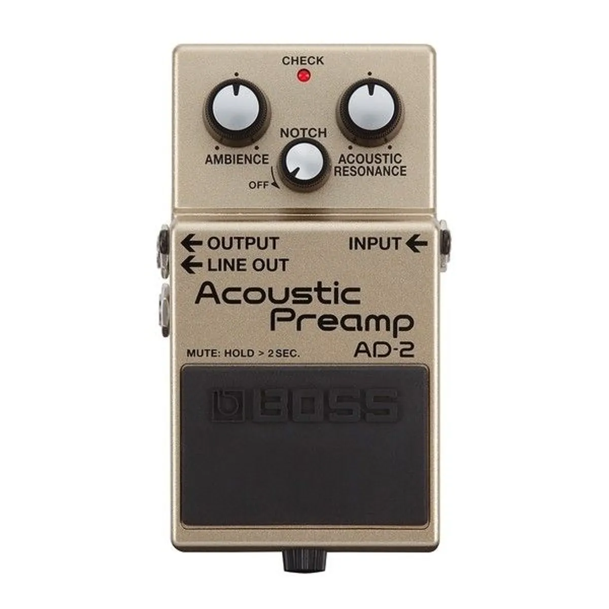Boss AD-2 Acoustic Preamp Guitar Pedal - Image 4