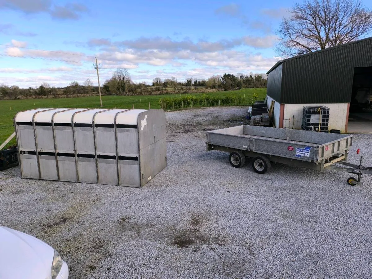 Ifor Williams 12x6 four in one trailer - Image 1