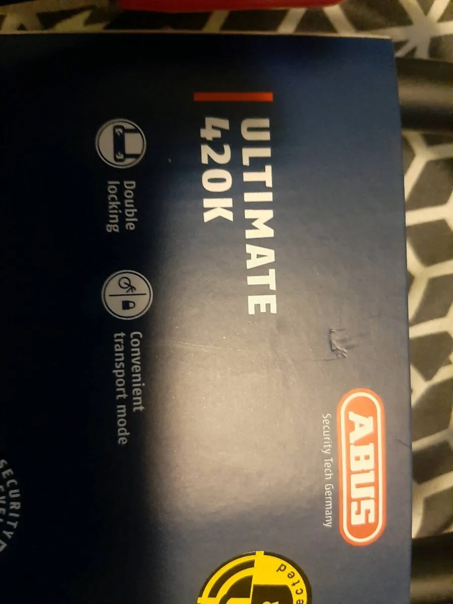 Bike u lock abus ultimate 420k new - Image 4