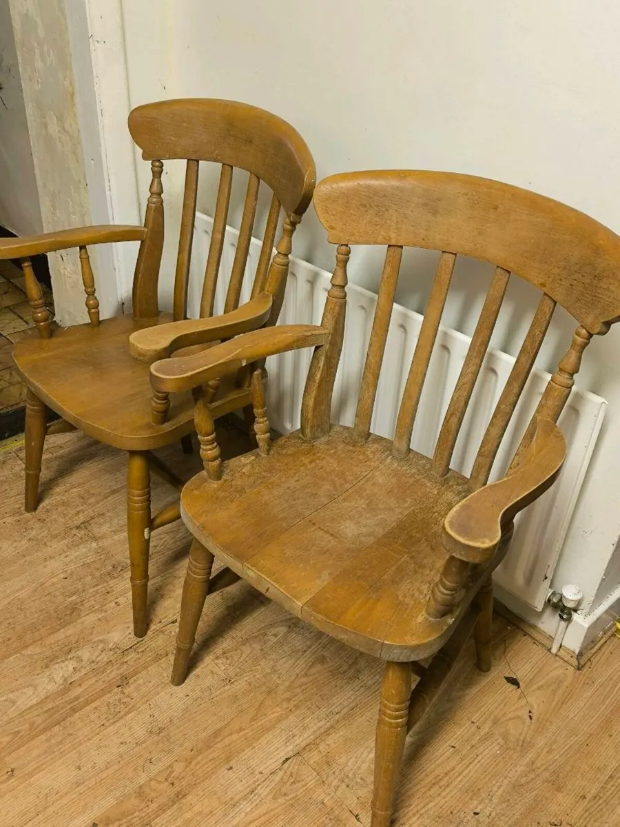 Pine Dining Chairs - Image 4
