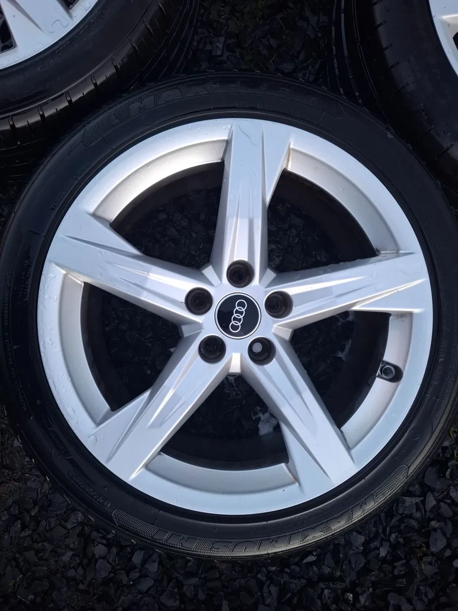 18" Genuine Audi S Line Alloys with tyres - Image 1