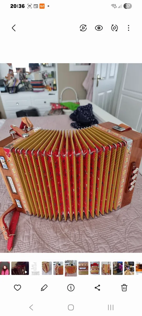Fratelli Alessandrini Button Accordion,  BC. - Image 3