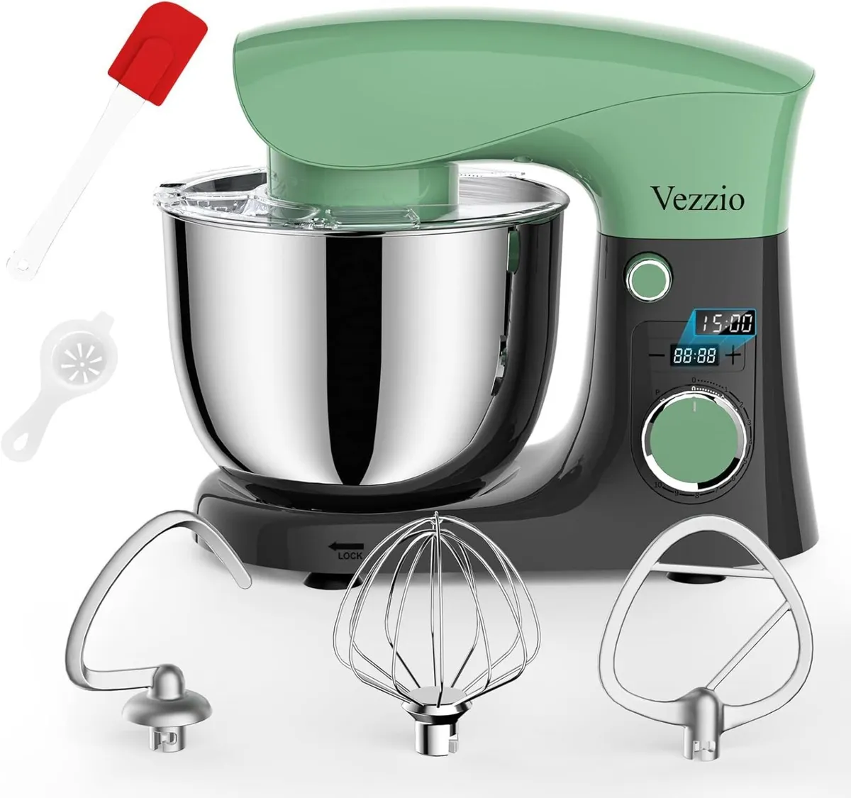 Small Stand Mixer 1500W 10-Speed Food Mixers For - Image 3