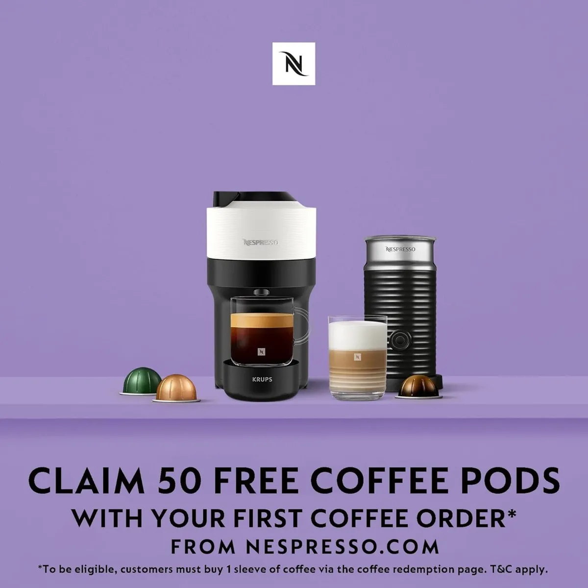 Vertuo Pop Automatic Pod coffee machine for - Image 3