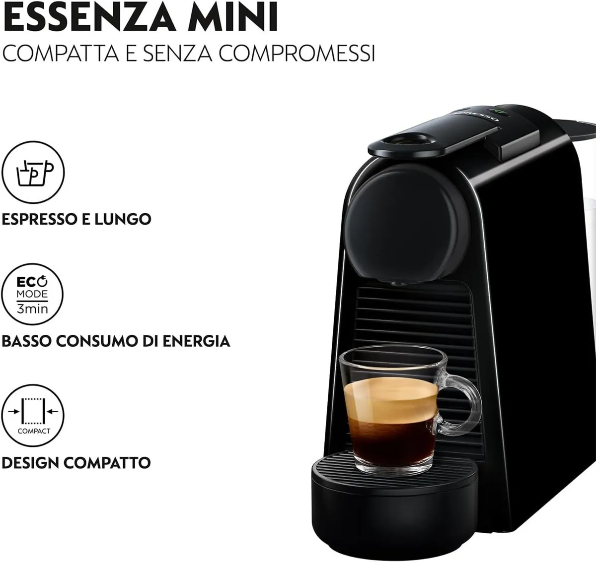De'Longhi Essenza Mini EN85.B Semi-Automatic - Image 3