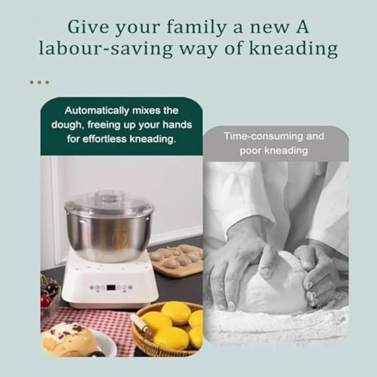 Electric Dough Maker with Ferment Function 7L - Image 3