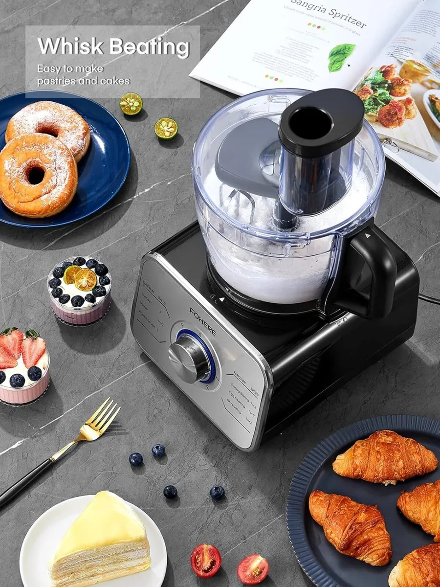 Food Processor Multifunctional 3-Speed and - Image 2