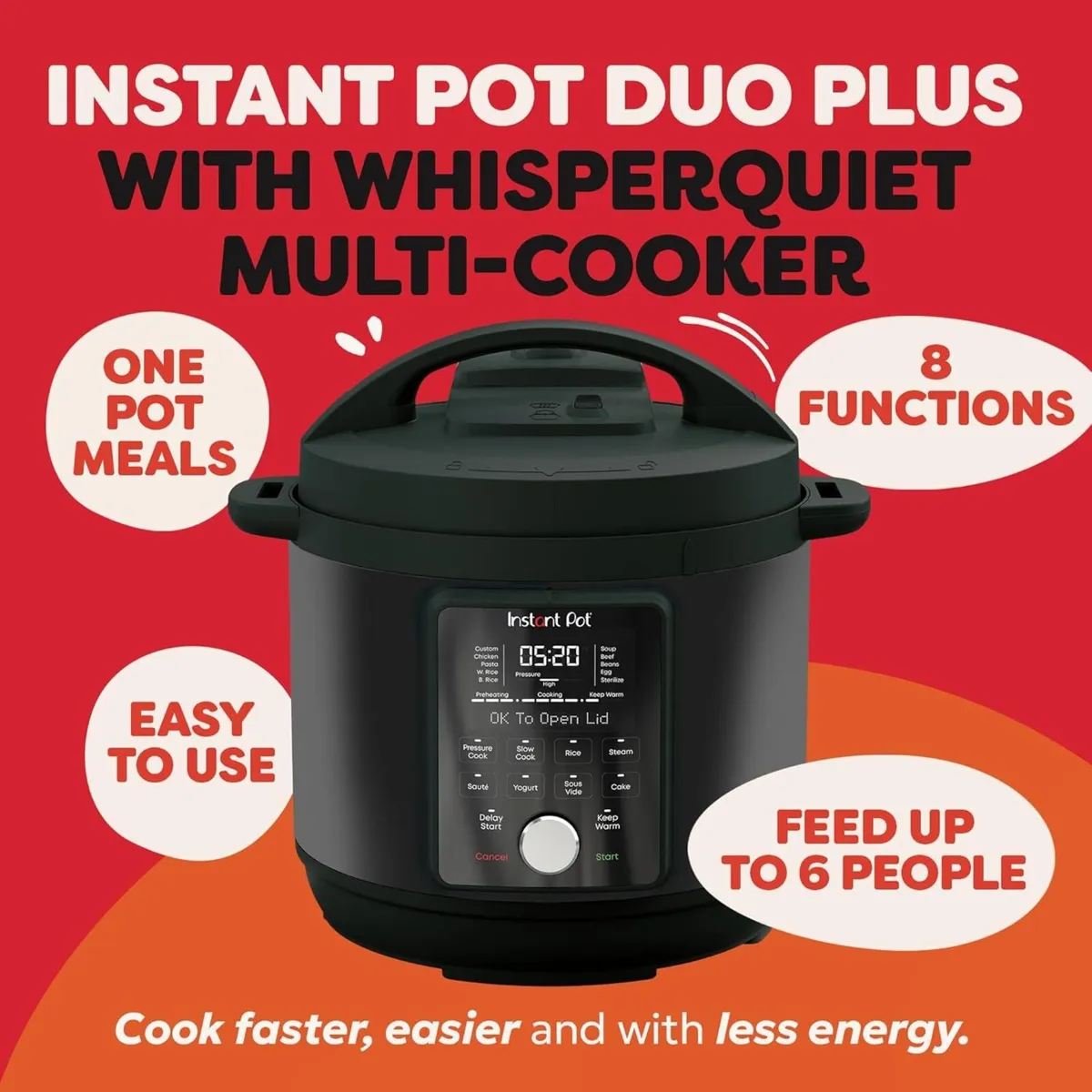 Duo Plus with WhisperQuiet Multi-Cooker 5.7L - - Image 1