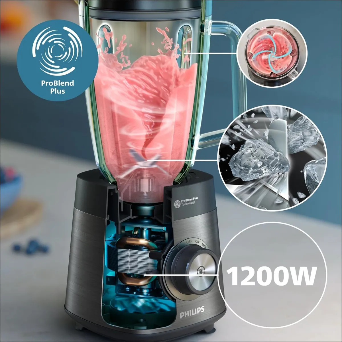 Series Blender - 1200W Motor. ProBlend Plus - Image 2