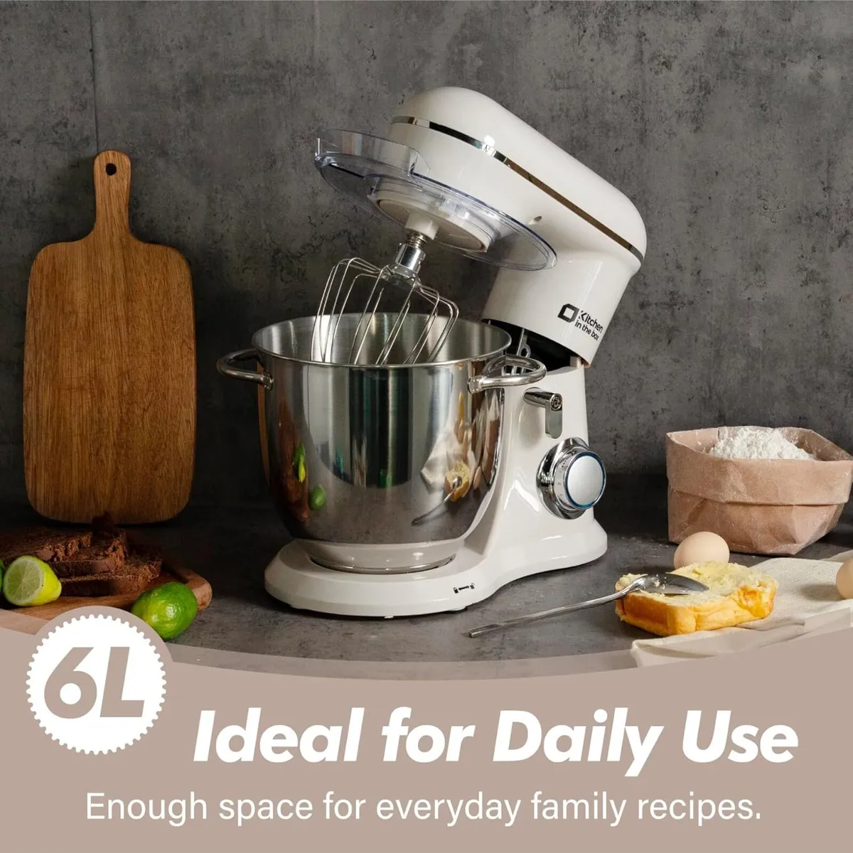 Stand Mixer 6L Electric Food with 10 Speeds 1300W - Image 3