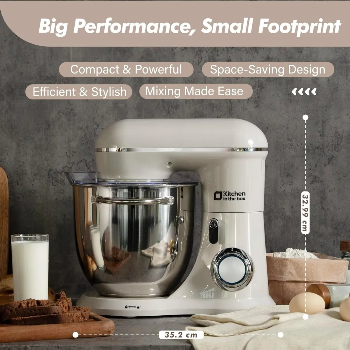 Stand Mixer 6L Electric Food with 10 Speeds 1300W - Image 4