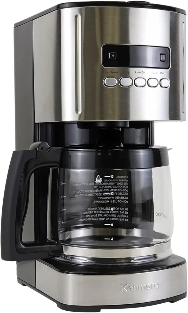 Drip Coffee Maker Machine 12-cup 1.8L Programmable - Image 1