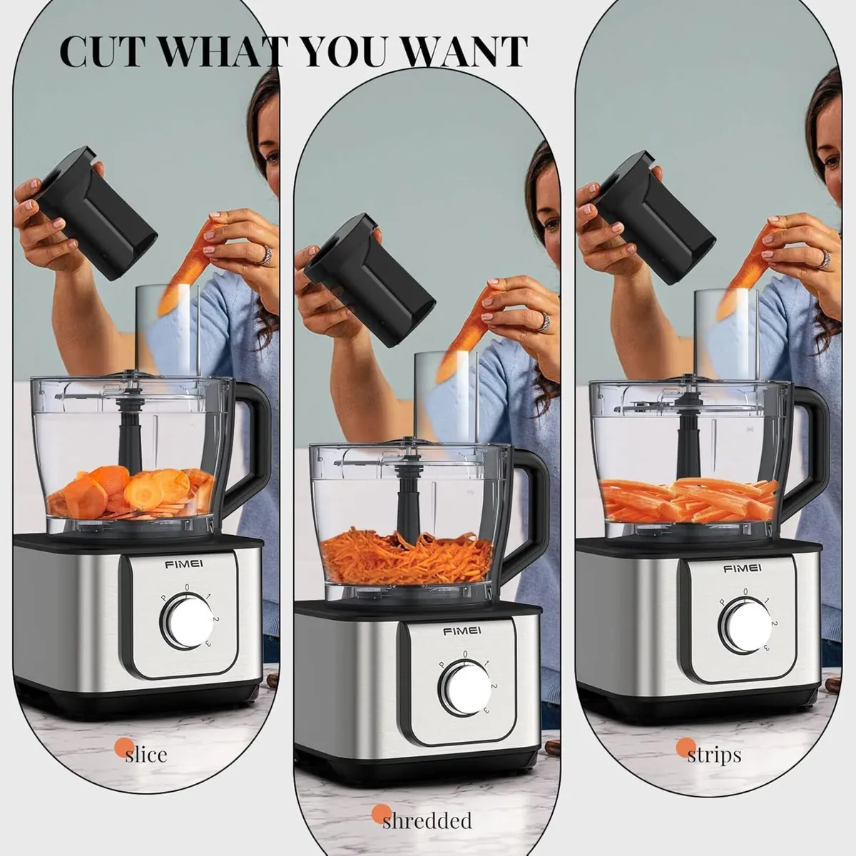 Food Processor Multifunctional 11 in 1 1100W 3 - Image 4