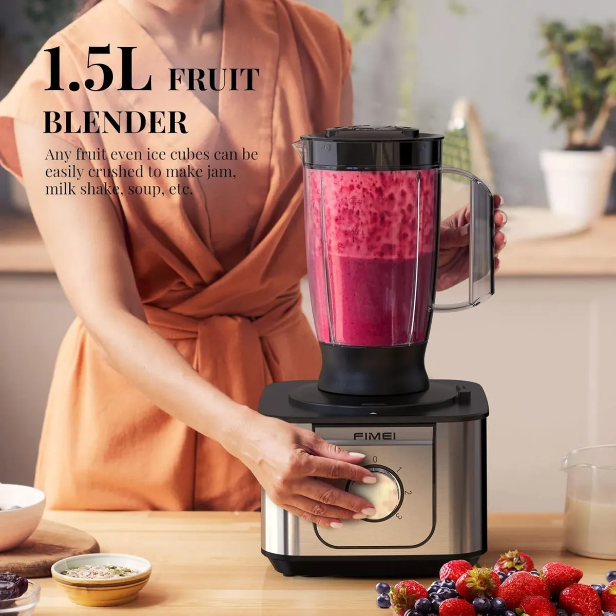 Food Processor Multifunctional 11 in 1 1100W 3 - Image 2