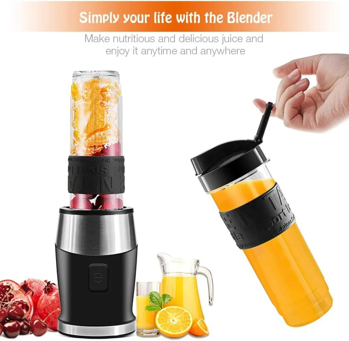 Blender Smoothie Maker 700W Portable Food Chopper - Image 4