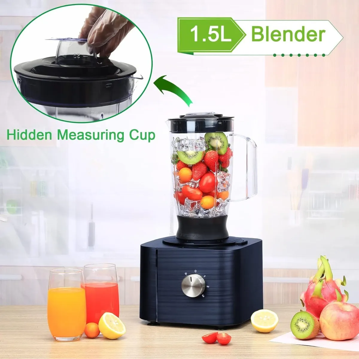 Food Processor 11-in-1 and blender with Chopping - Image 3