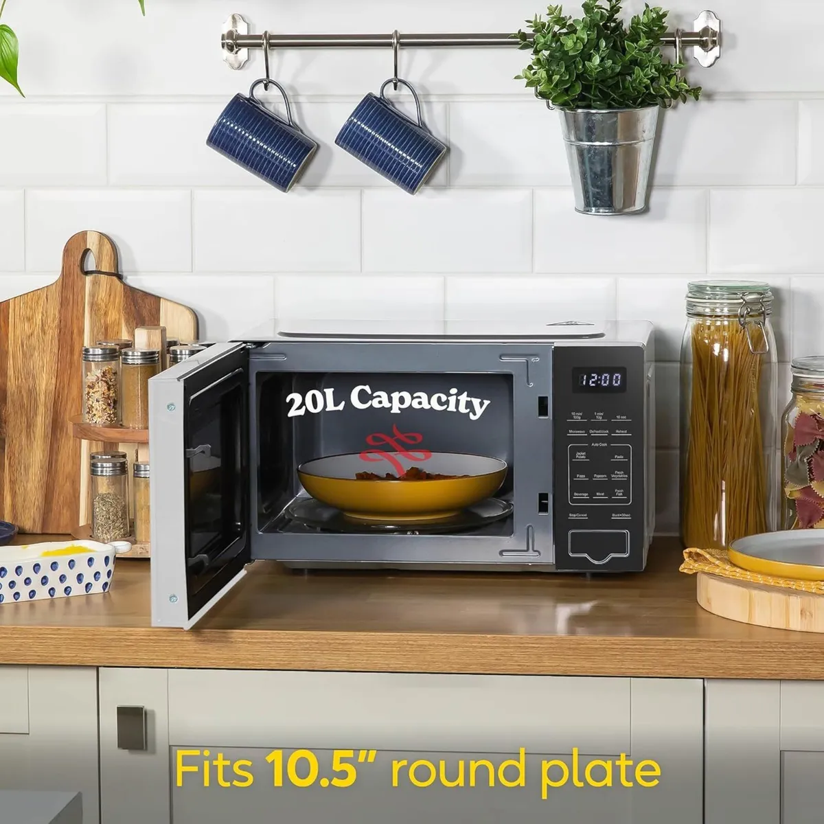 Touch Control Digital Solo Microwave 20L 800W in - Image 2