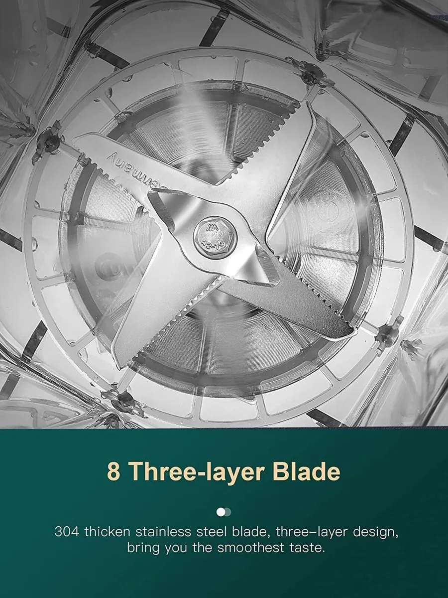 Smoothie Maker 2000W Food Blender with 10 Speeds - Image 3