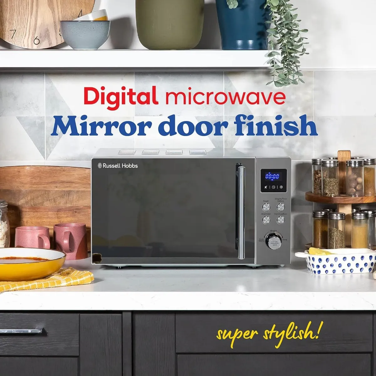 RHM2086SS-G Classic 17 Litre Digital Microwave - Image 4