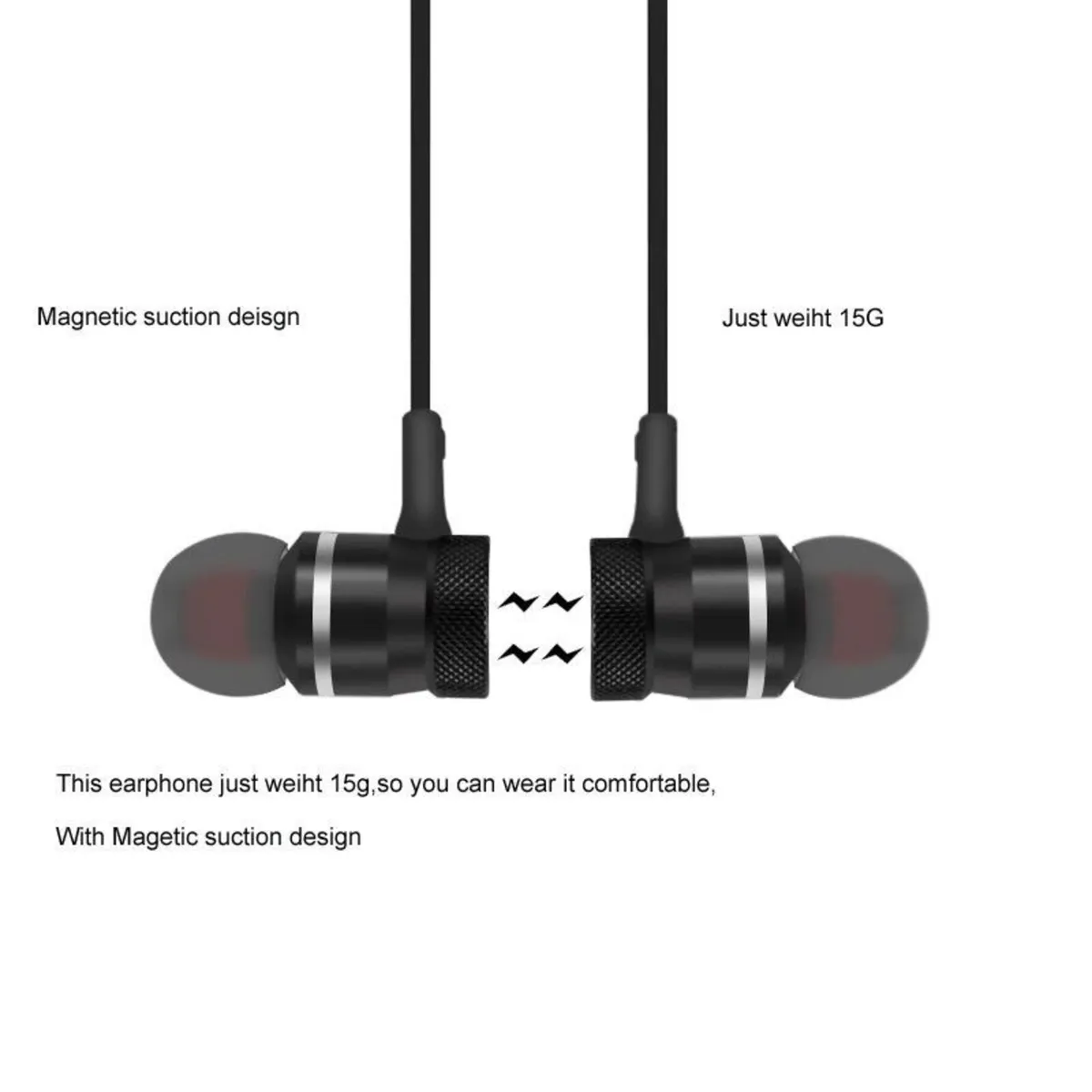 NEW sets of Bluetooth Earphones Earplugs magnet - Image 4