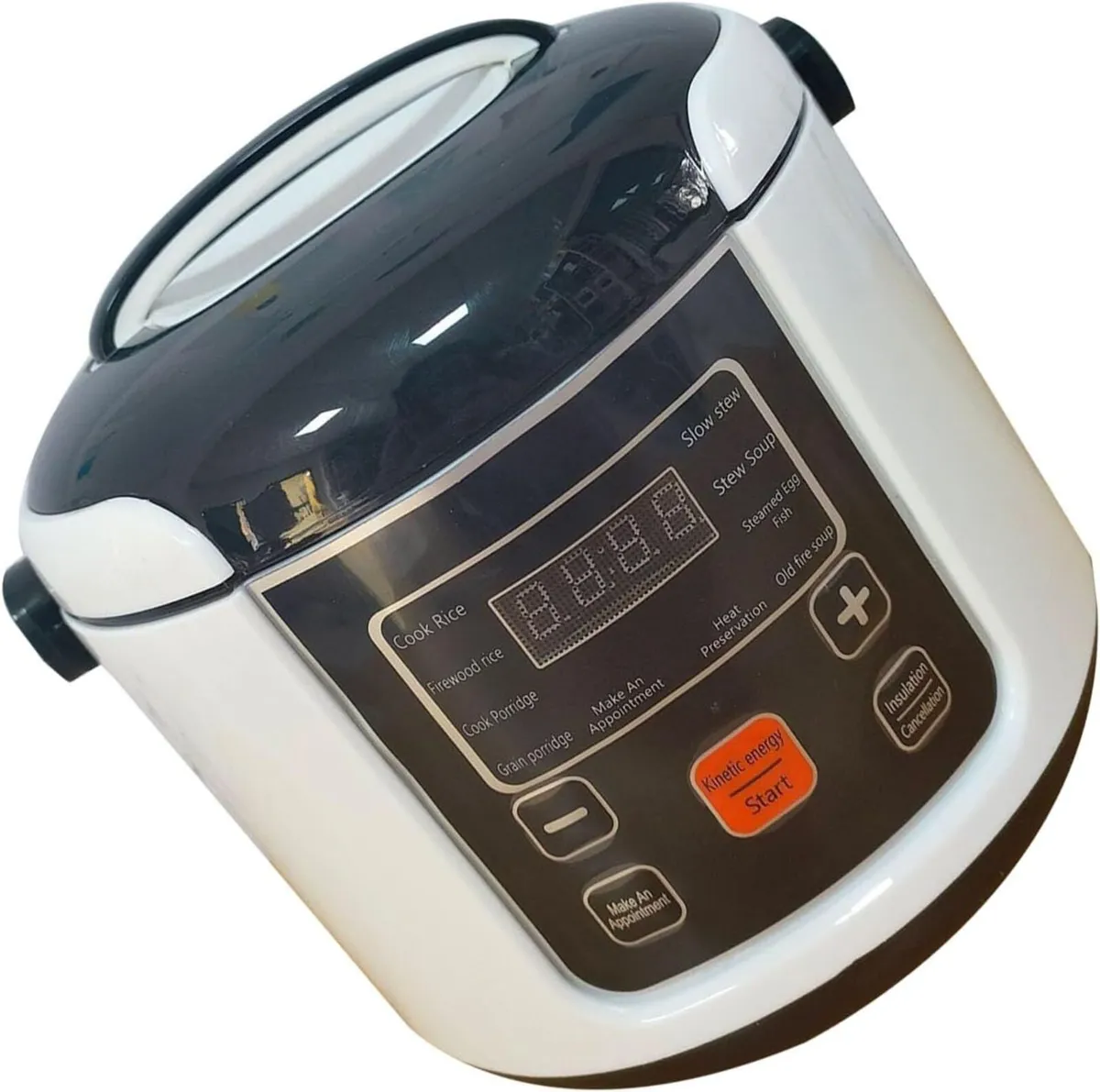 2L Mini Rice Cooker with Nonstick Pot for Soup - Image 3
