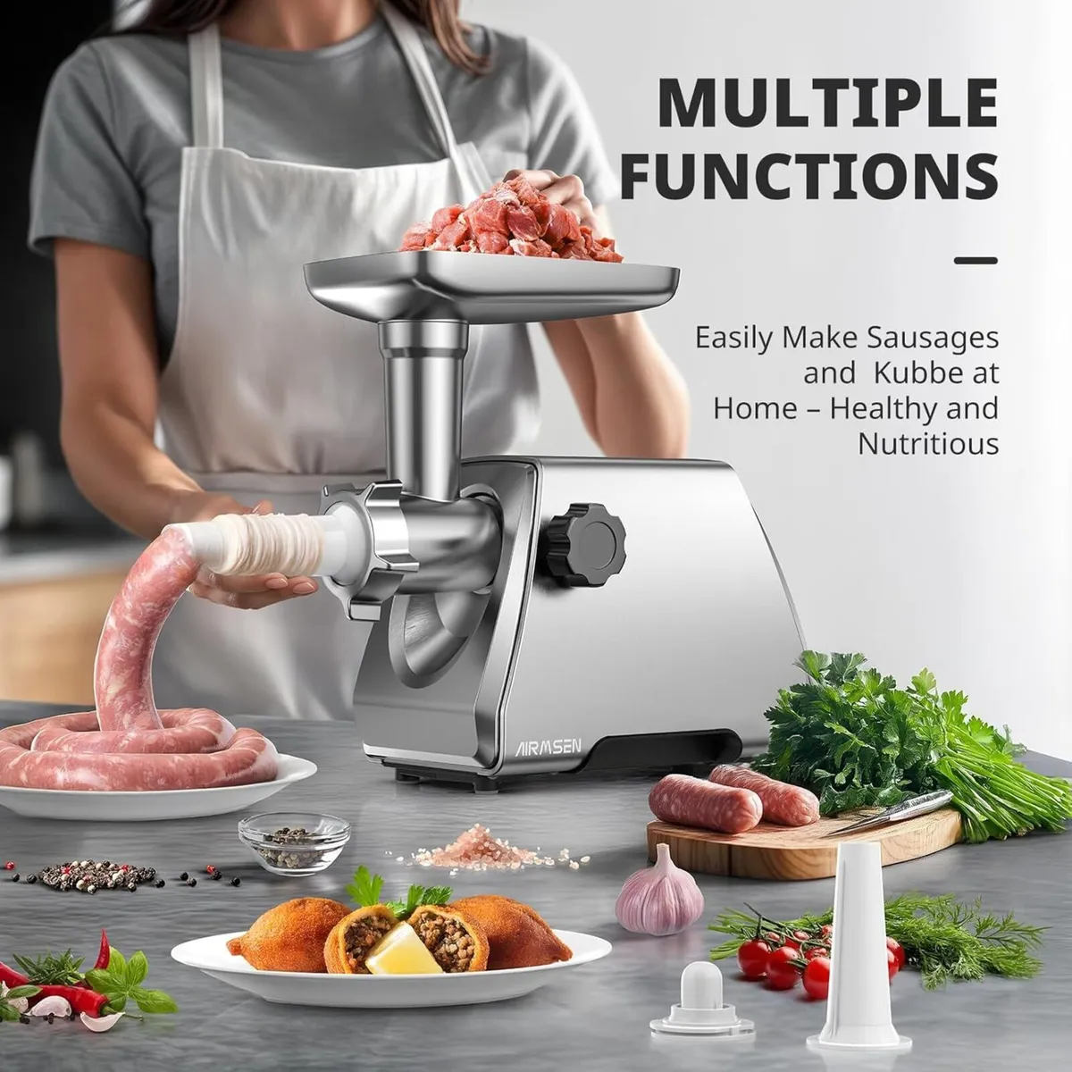 Heavy Duty Electric Meat Grinder – Fast Quiet - Image 2