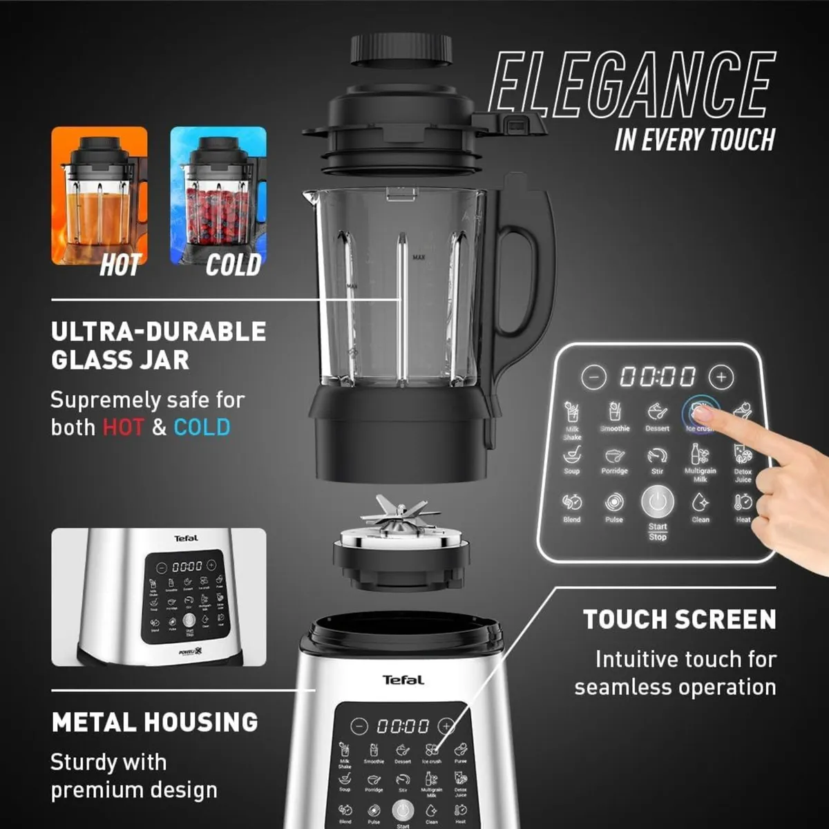 Blender Soup Maker Perfectmix Cook 2L 10 Auto - Image 3