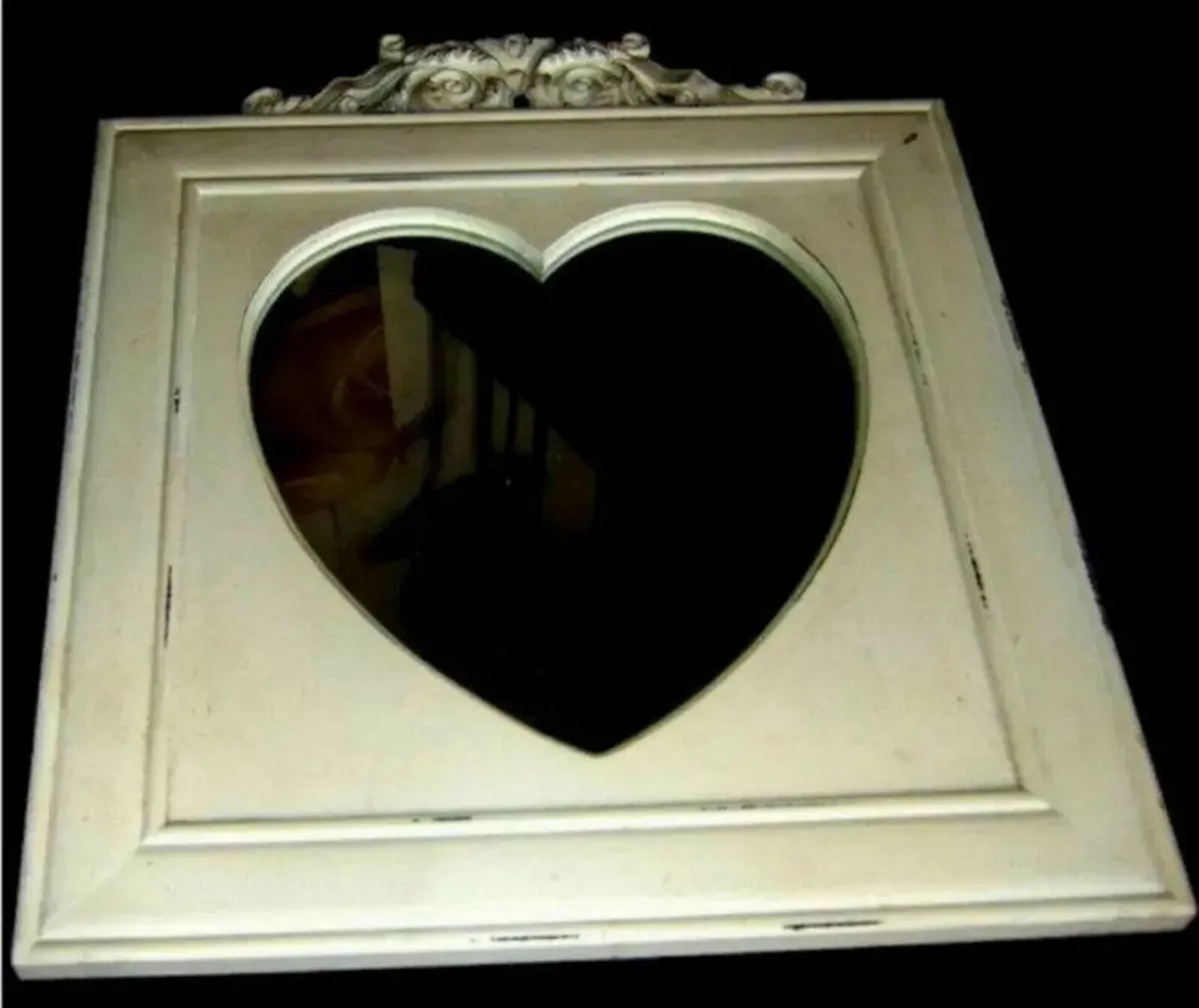 Vintage Shabby Chic Mirror - Image 1
