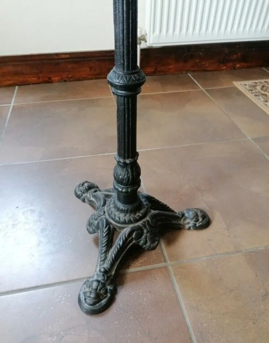 Cast Iron Solid Wood Table - Image 3