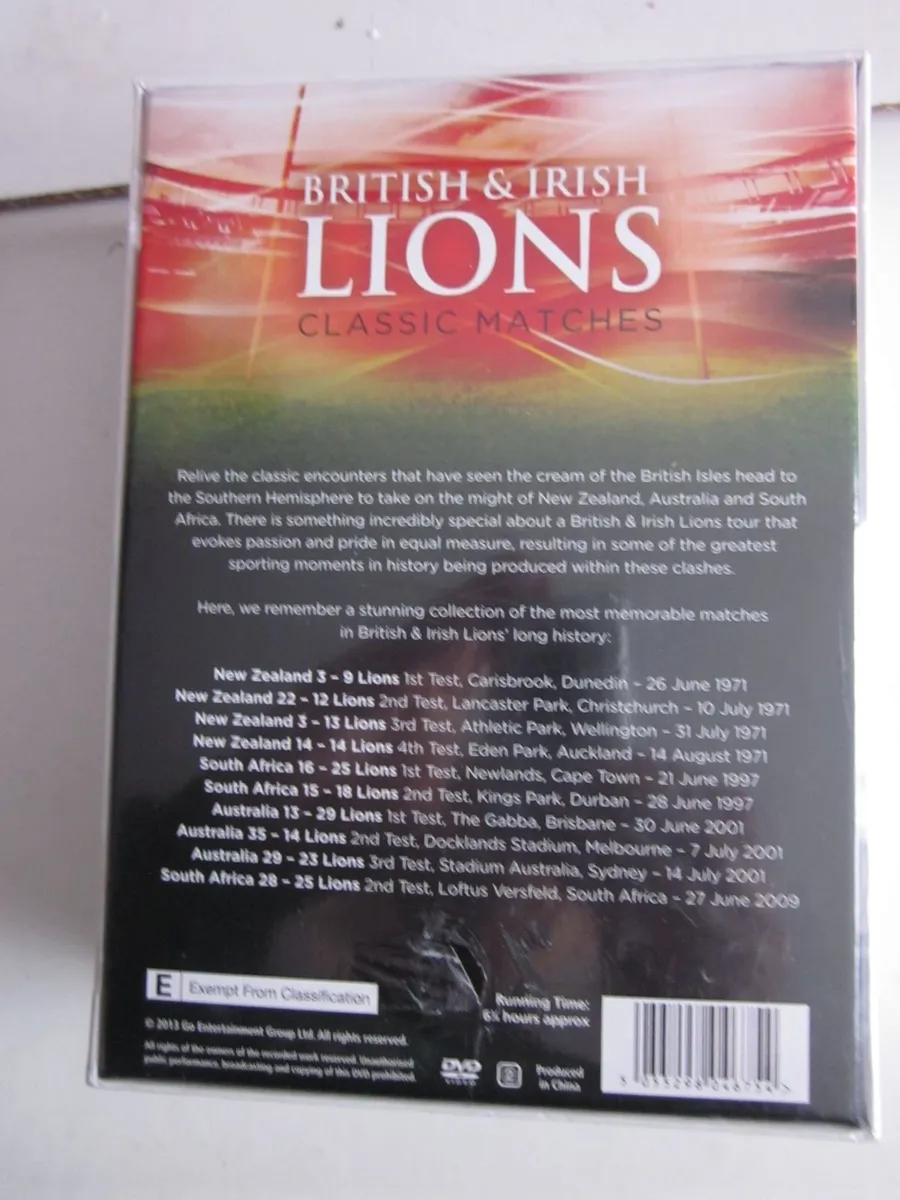 British and Irish Lions Classic Matches Collection - Image 4