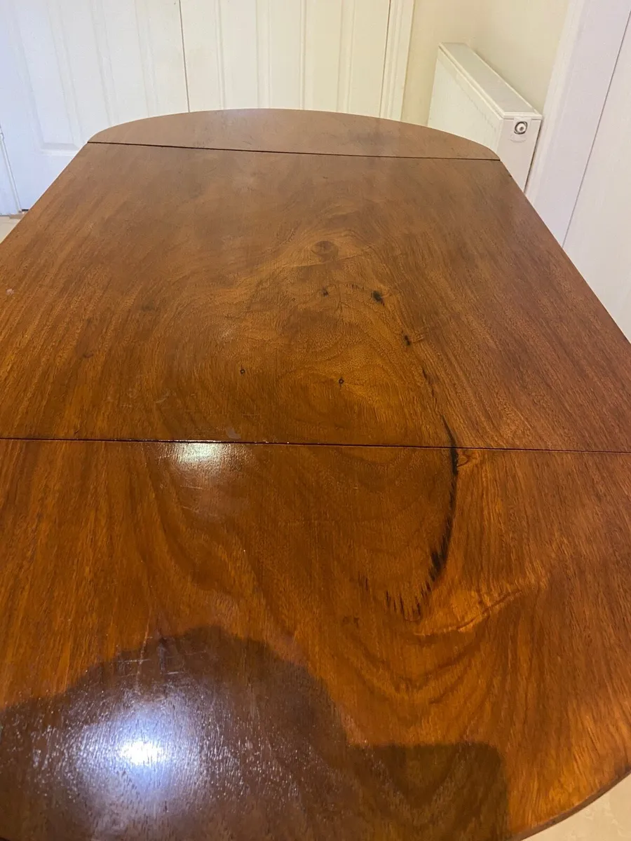 Antique Rosewood D Shaped soft table - Image 4
