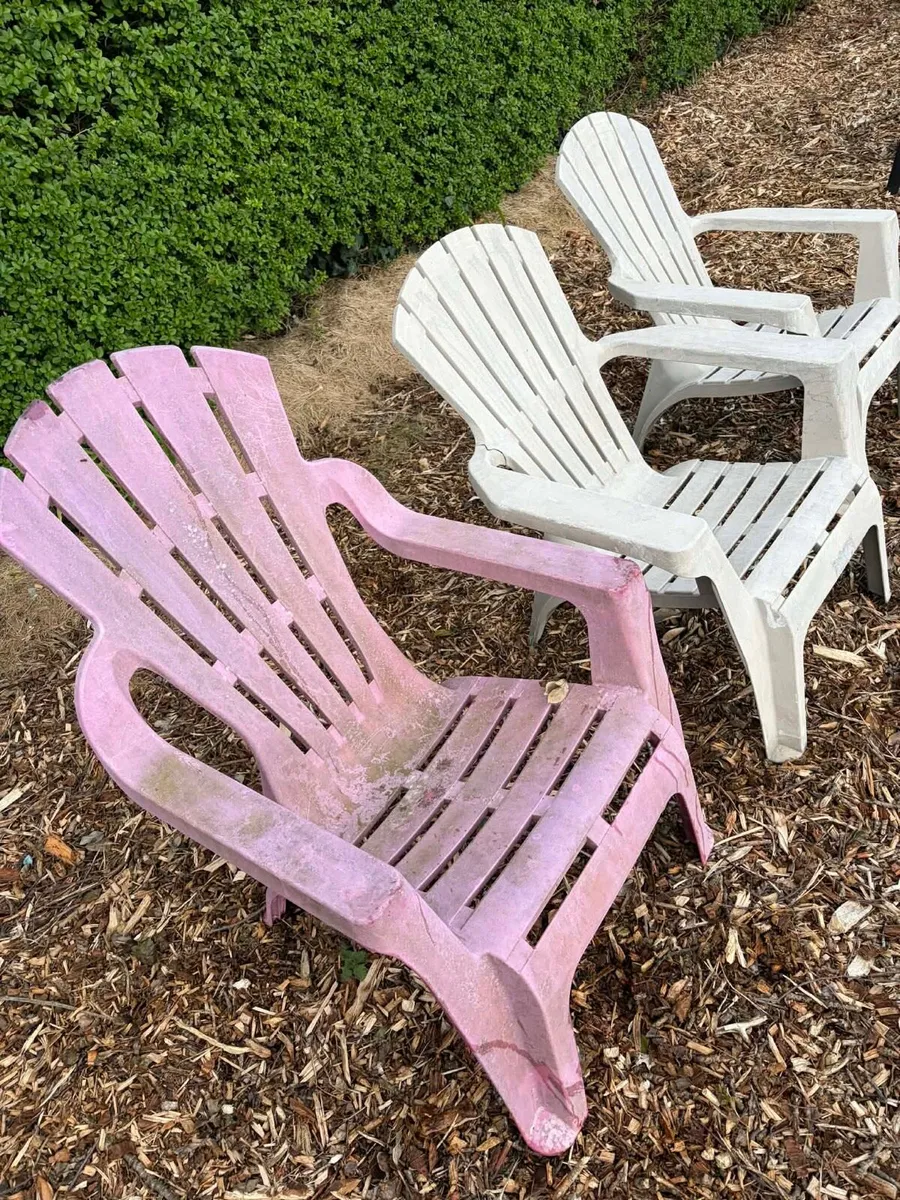 Garden chairs x3 - Image 4