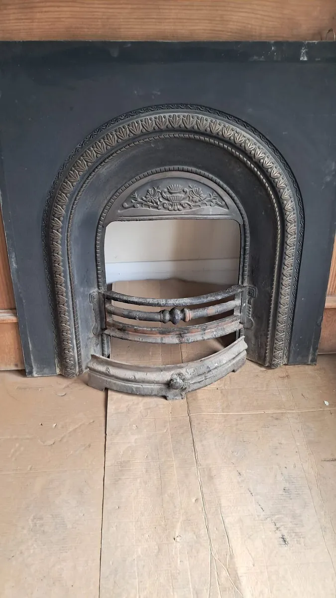 Cast iron fireplace