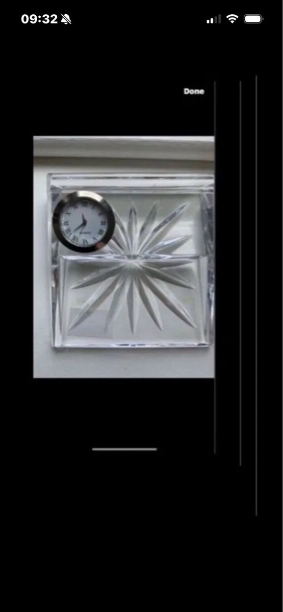 Waterford Crystal Desk Clock - Image 1