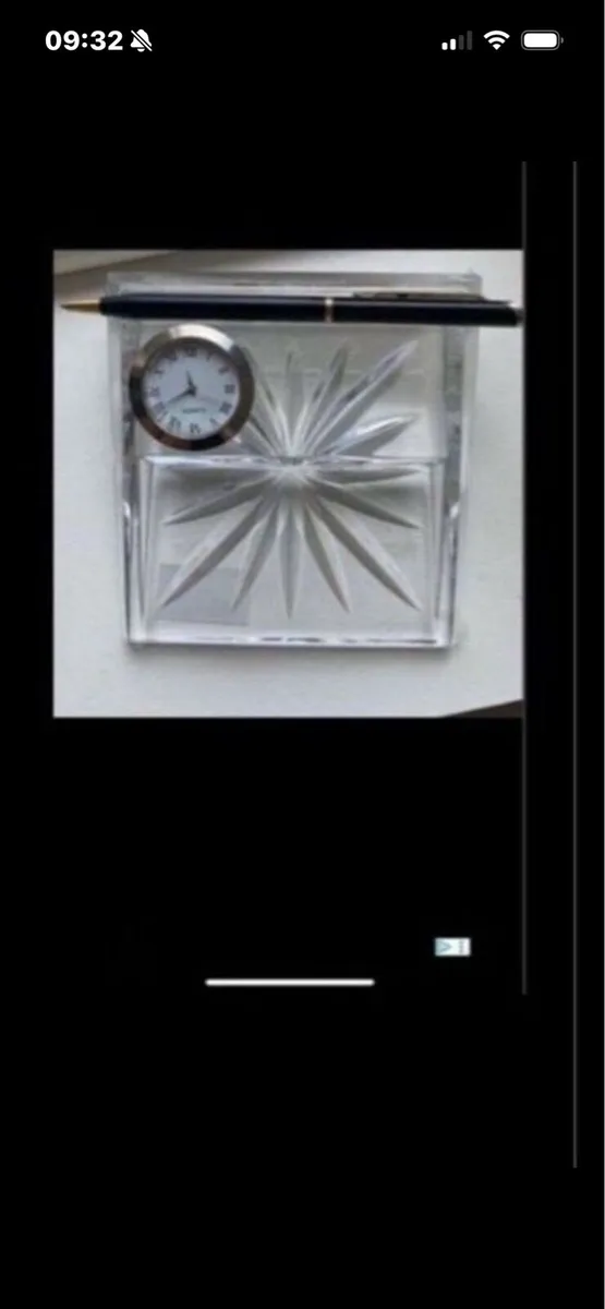 Waterford Crystal Desk Clock - Image 3