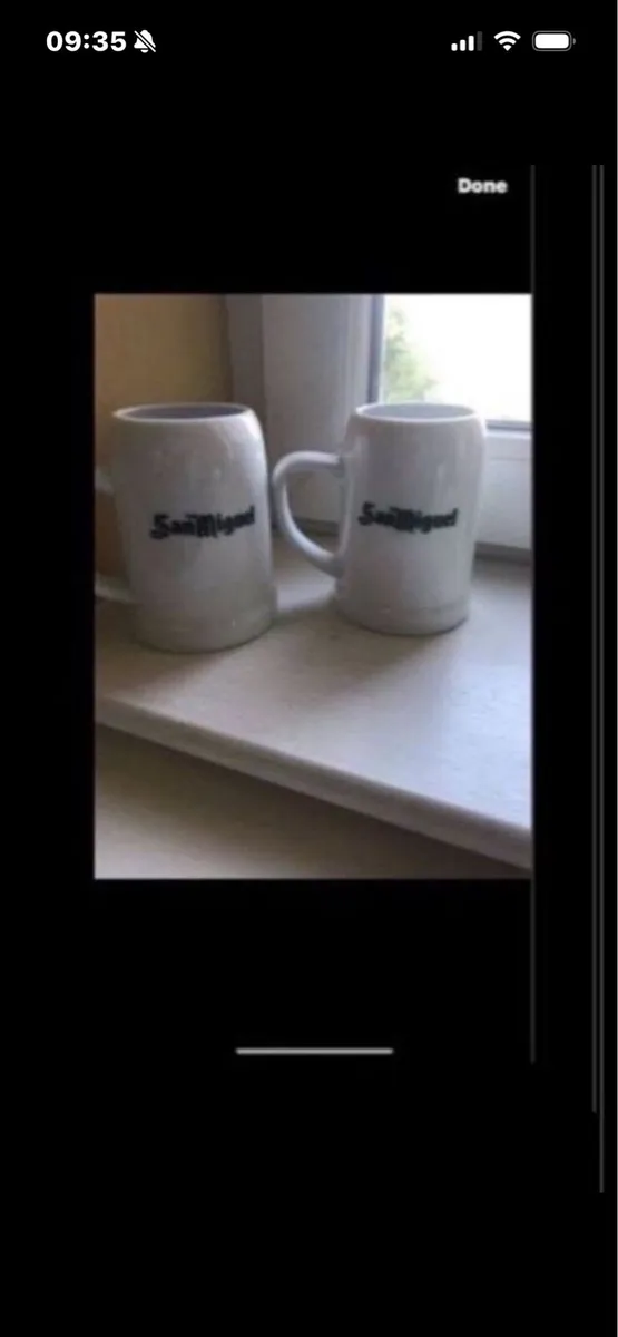 San Miguel Ceramic Tankards (2) - Image 1