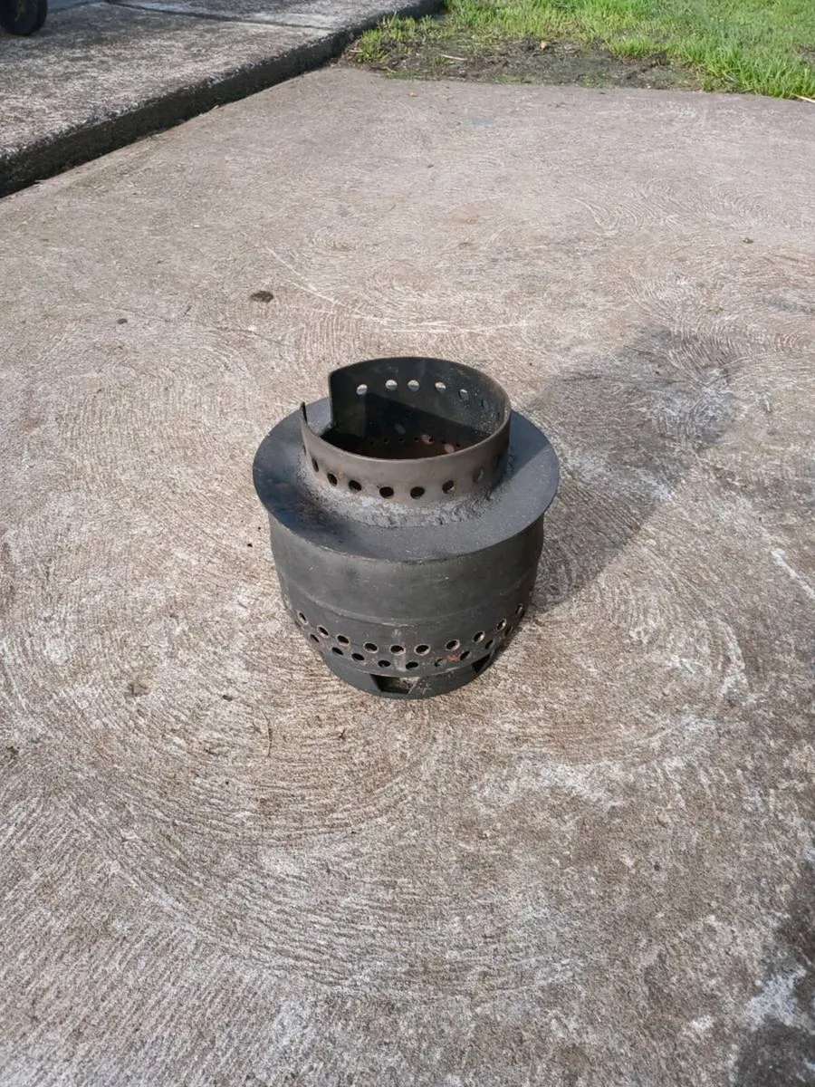 Camping wood gas stove  heater - Image 1