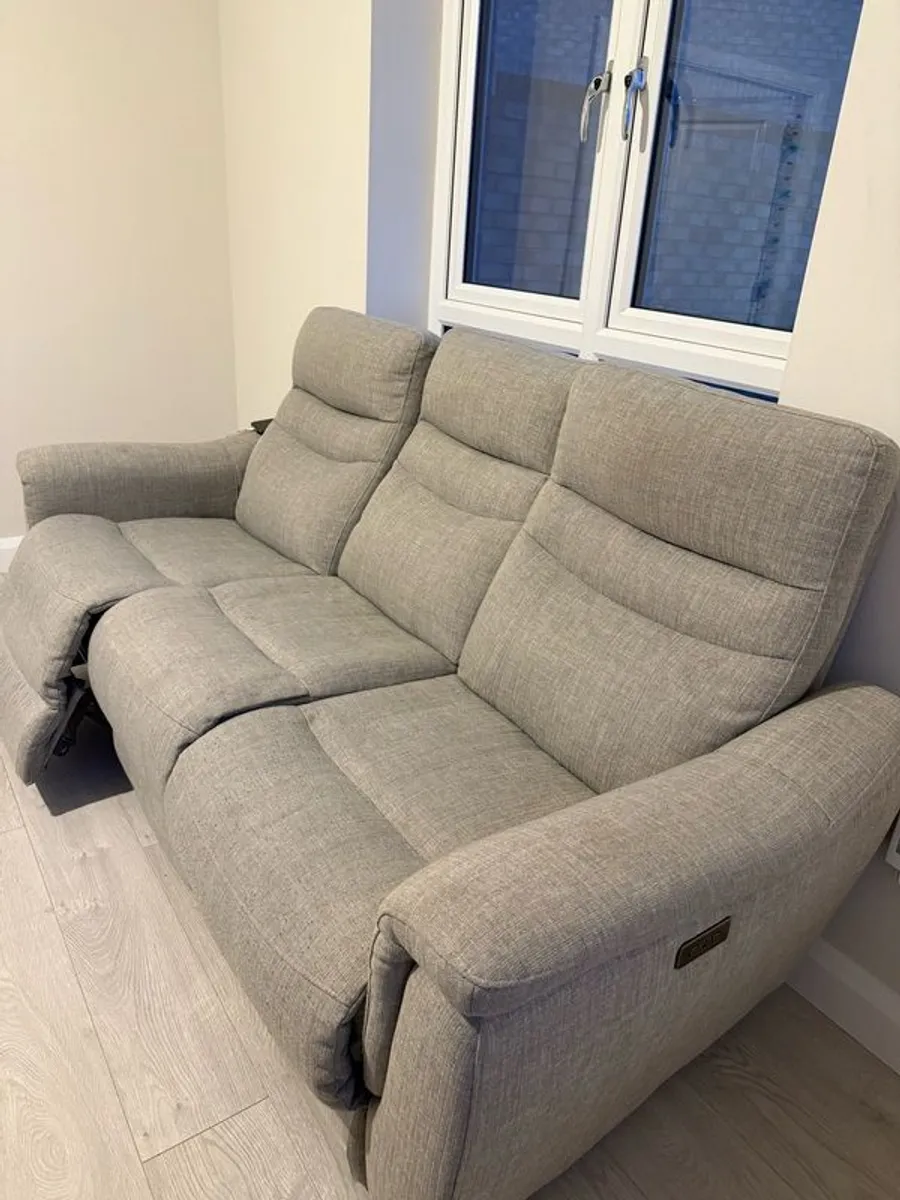 Harvey Norman 3 Seater Electric Recliner 2023 Model - Image 1